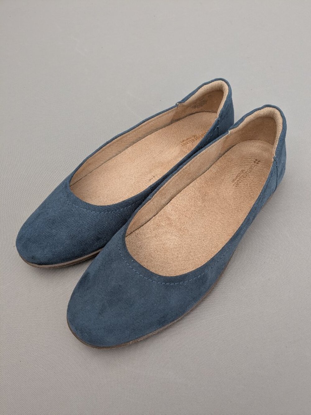 Naturalizer Blue Suede Flats